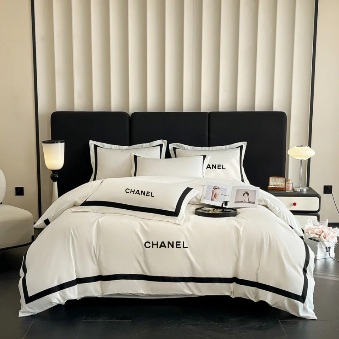 Jogo de Cama Noire ChaneI 5 Peças